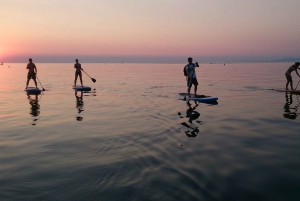 Portorož : Excursion en Stand-Up Paddleboard sur la côte au coucher du soleil