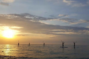 Portorož: Stand-Up-Paddleboarding-Tour bei Sonnenuntergang an der Küste