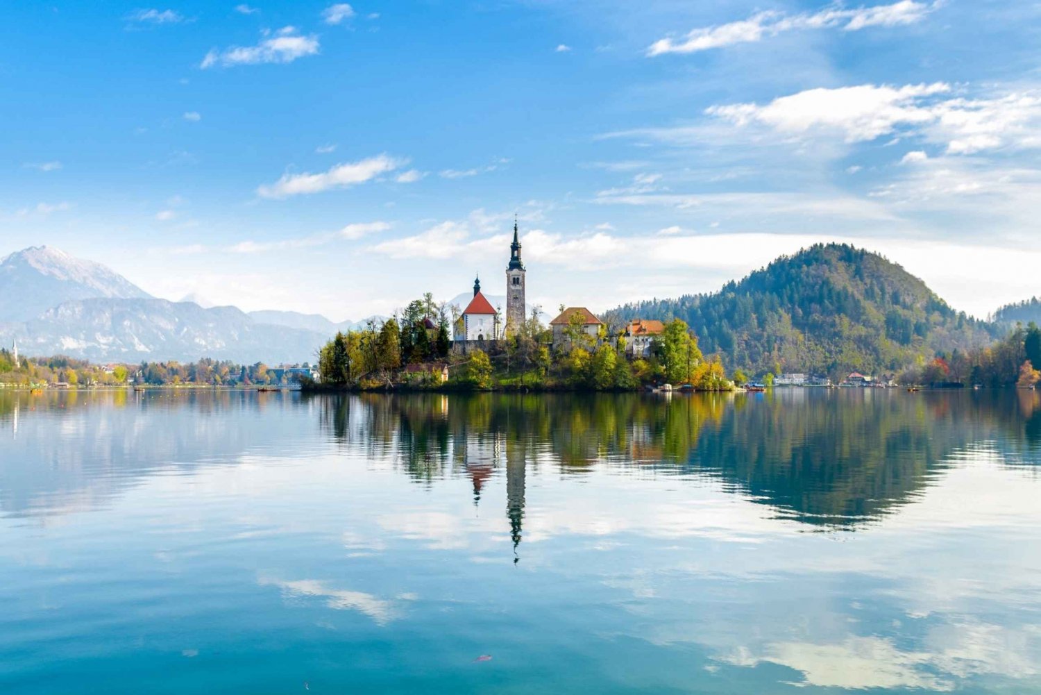 Depuis Ljubljana : Lac de Bled et grotte de Postojna avec billets d'entrée