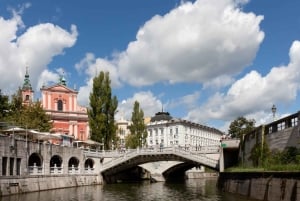 Excursion privée d'une journée : Zagreb à Ljubljana et au lac de Bled