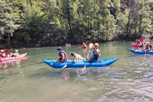 Rafting/kajakpaddling på floden Kupa