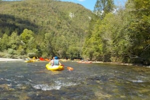 Rafting/kajakpaddling på floden Kupa