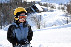 インストラクターとスキー：ブレッド発ヴォーゲル・スキーセンター