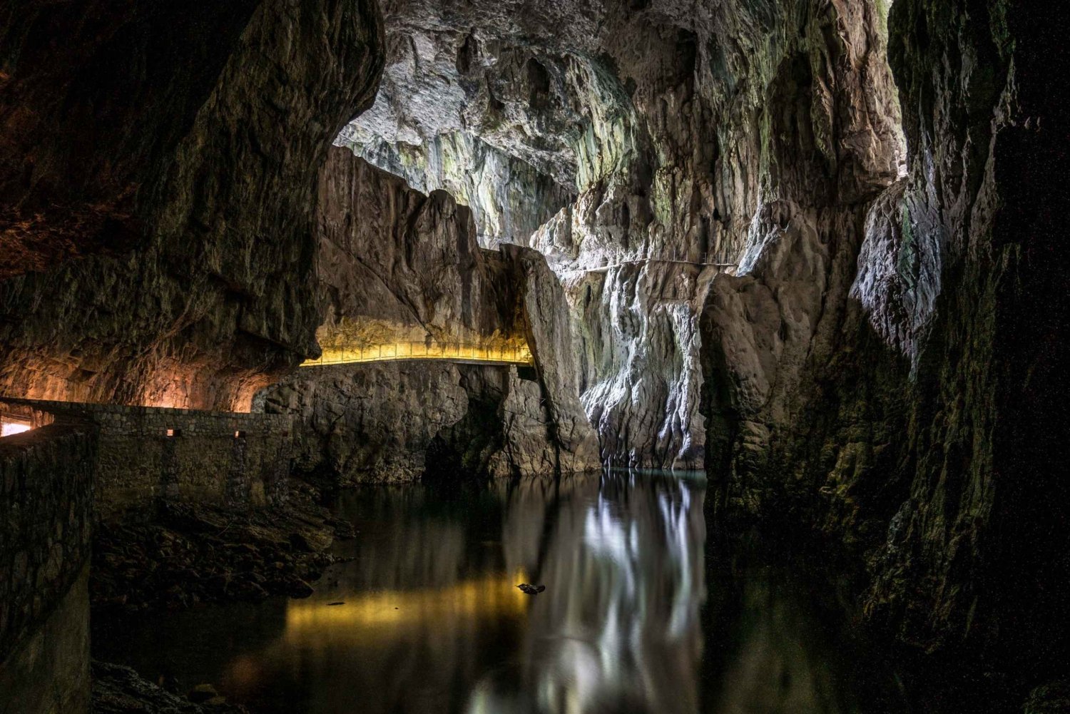 Škocjans grottor och Piran