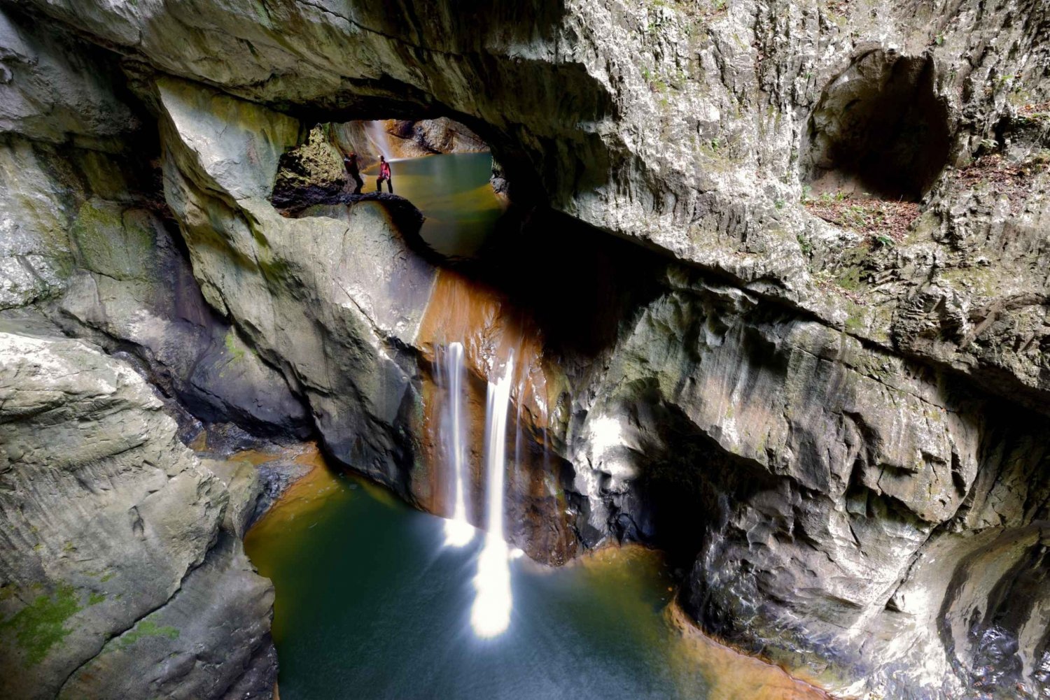 Da Lubiana: Escursione di una giornata alle grotte UNESCO di Škocjan e Pirano