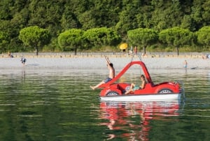 Slowenische Küste: Tretboot Multi-Fun Abenteuer
