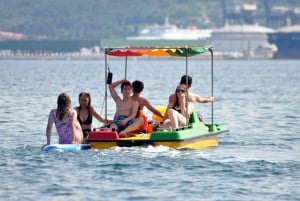 Den slovenske kyst: Multi-sjovt eventyr med pedalbåd