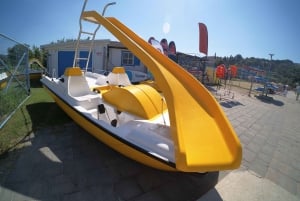Costa da Eslovênia: Aventura divertida em um barco a pedal