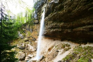 Озера Словении, природа и водопад