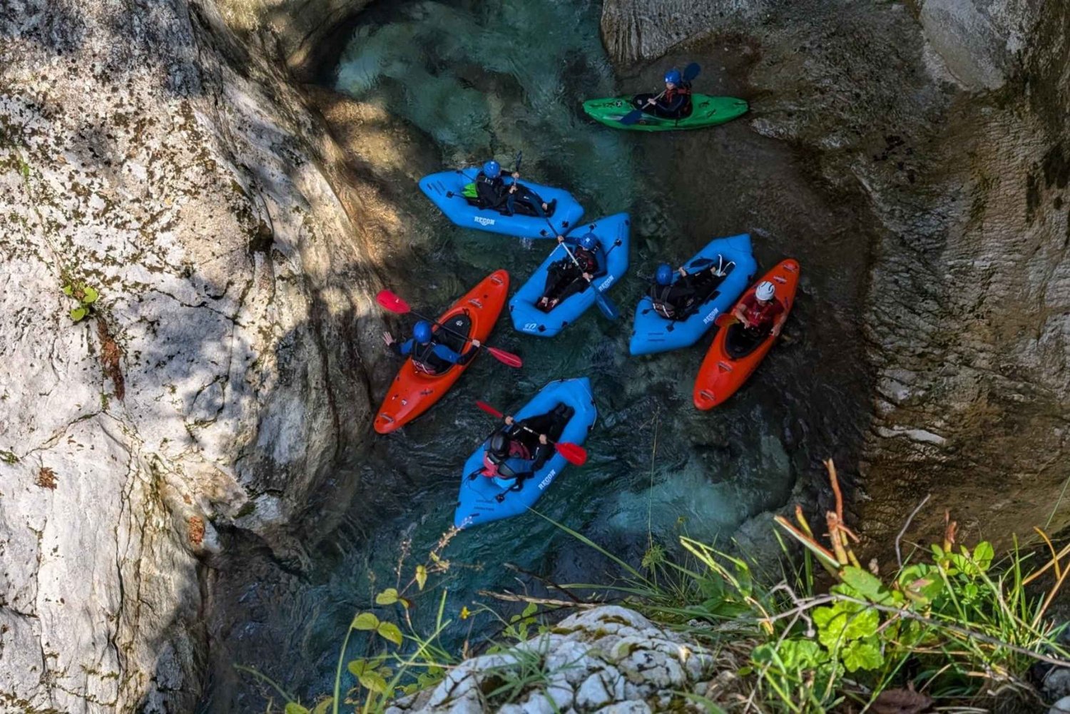Slovenië: Packrafting 4 day Course on the Soca River