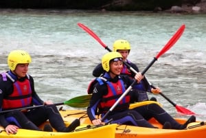 Isonzo: esperienza in kayak sull'Isonzo con foto