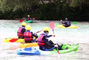 Soča: Kajakkpadling på Soča-elven Opplev med bilder