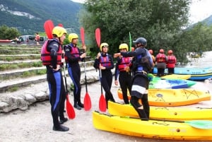 Soča: Kajaksejlads på Soča-floden: Oplevelse med billeder