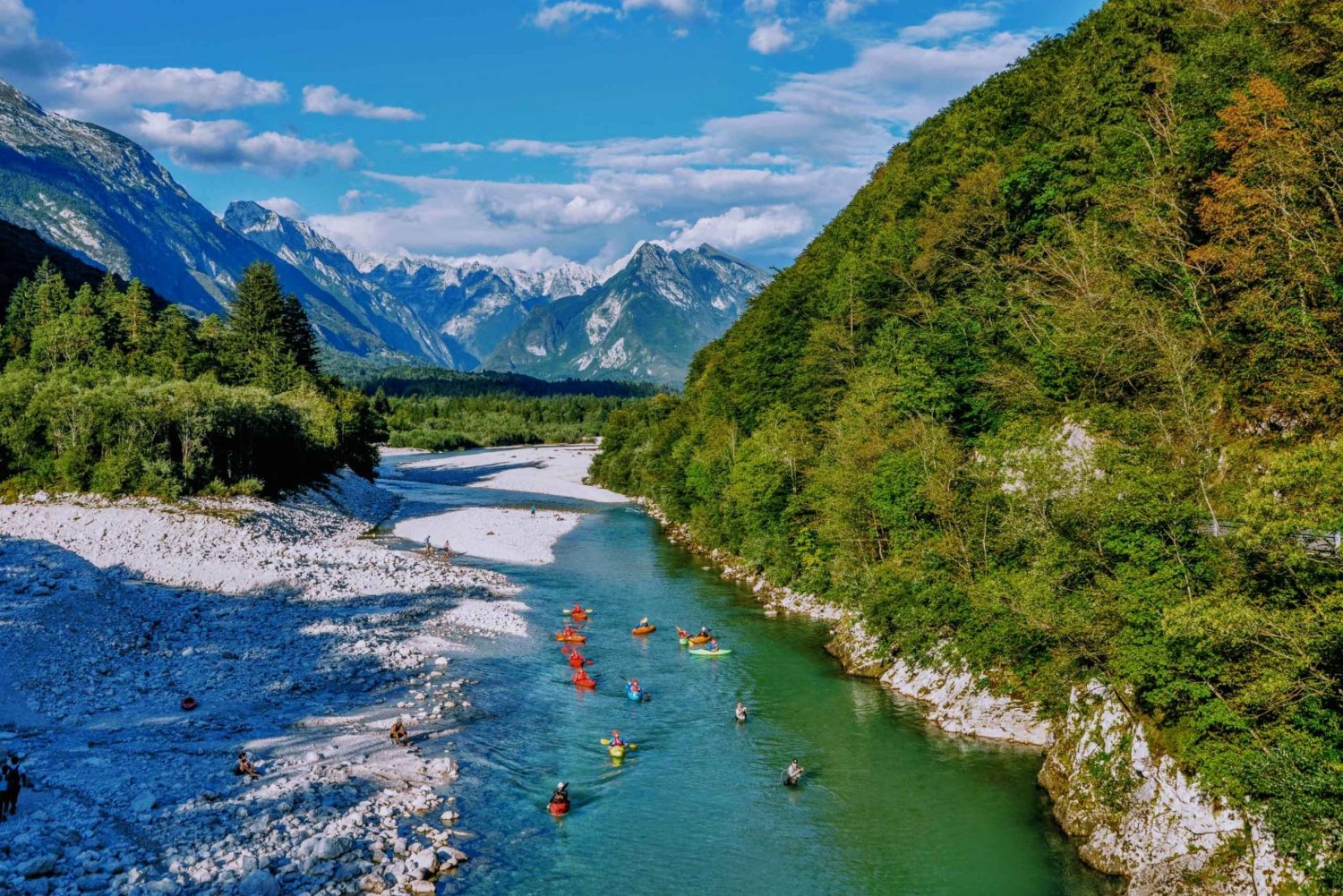 Fiume Isonzo: Kayak per tutti i livelli
