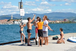 Stand up paddle-kurs på den slovenska kusten
