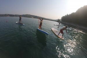 Curso de stand up paddle na costa eslovena