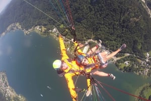 Voo duplo: Voo duplo panorâmico de parapente