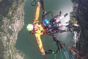 Voo duplo: Voo duplo panorâmico de parapente