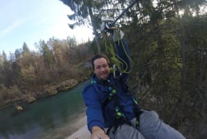 Zipline Over the Sava River