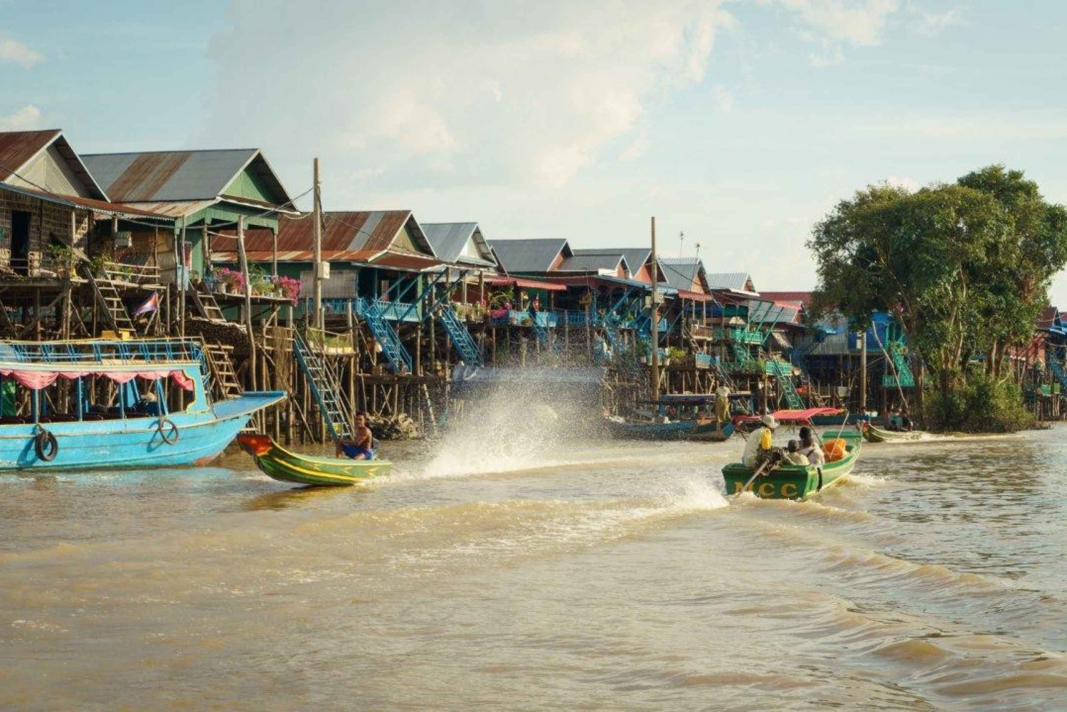 Vanuit Siem Reap: Kampong Phluk Floating Village Tour per boot