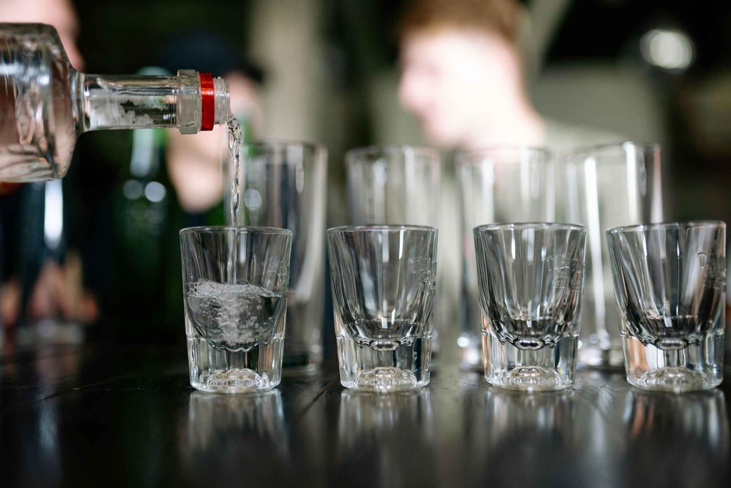 Sopot : dégustation de vodka et de liqueur avec des collations