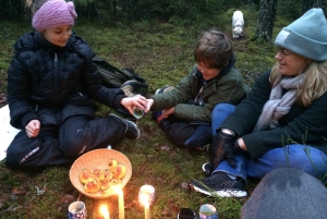 Bagno nella foresta nella natura di Stoccolma con guida certificata