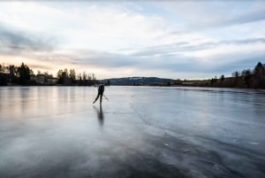 Dia inteiro de patinação no gelo em Estocolmo