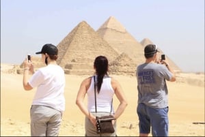Giza: Halvdagstur med frokost og adgang til pyramiderne