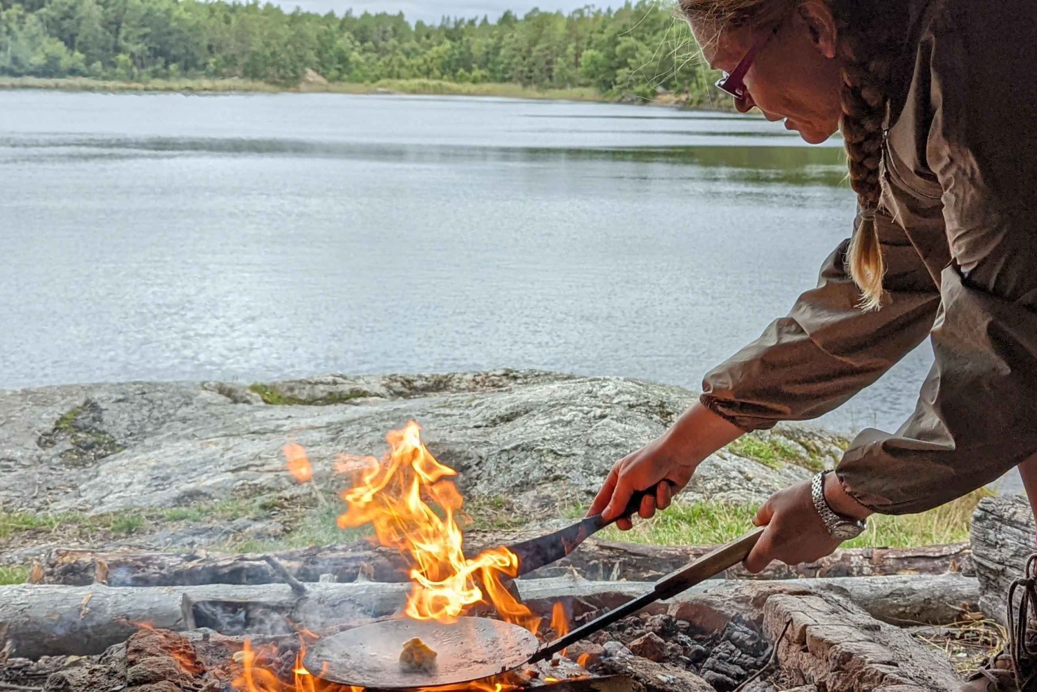 Hike, traditional food, guided wood burning outdoor sauna