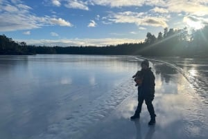 Hike, traditional food, guided wood burning outdoor sauna