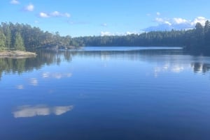 Hike, traditional food, guided wood burning outdoor sauna