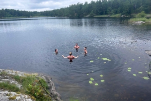 Hike, traditional food, guided wood burning outdoor sauna