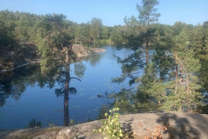 Hike, traditional food, guided wood burning outdoor sauna