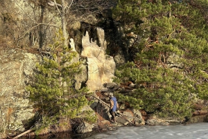 Hike, traditional food, guided wood burning outdoor sauna