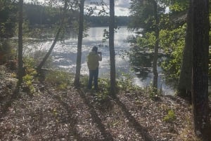 Hike, traditional food, guided wood burning outdoor sauna