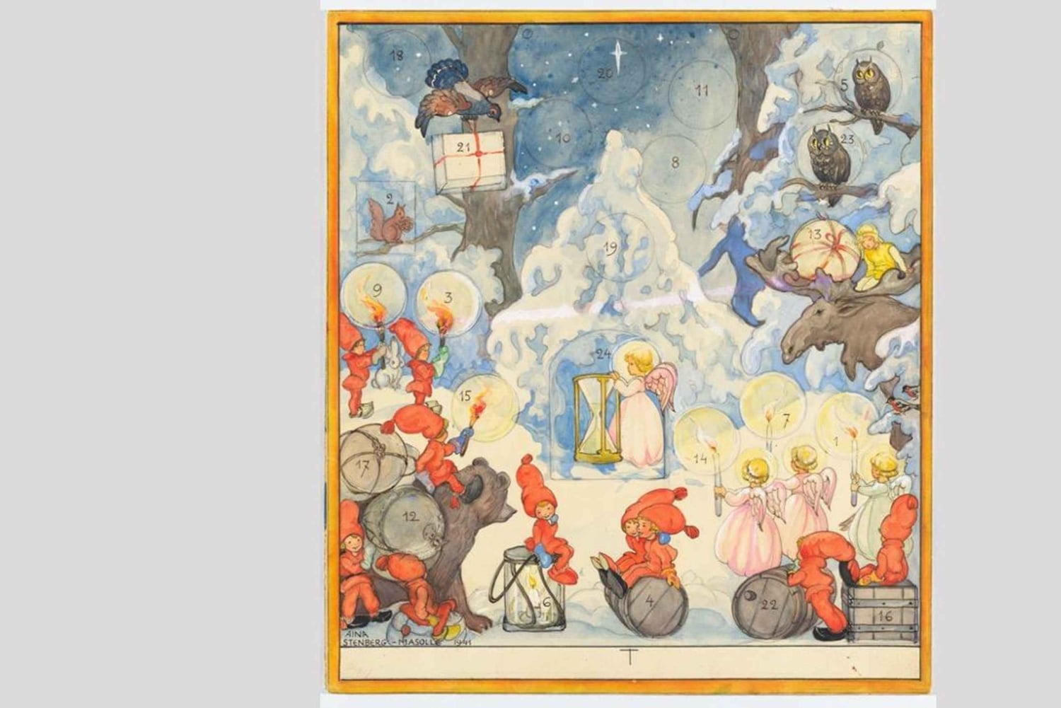 リディンゲ島：ミレスゴーデン アドベントカレンダー展 チケット