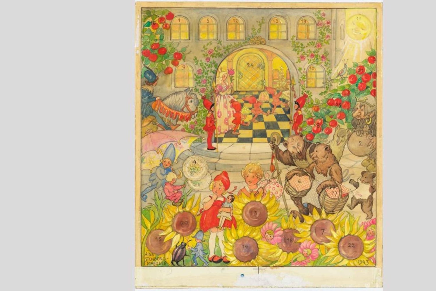 リディンゲ島：ミレスゴーデン アドベントカレンダー展 チケット