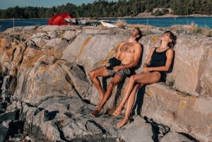 Sankt Anna Øhav: Guidet kajaksejlads og vild camping