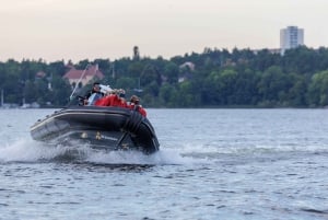 Stoccolma: tour in barca dell'arcipelago in RIB della durata di 2 ore