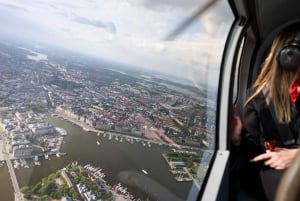 Tour privado en helicóptero de 20 minutos por Estocolmo