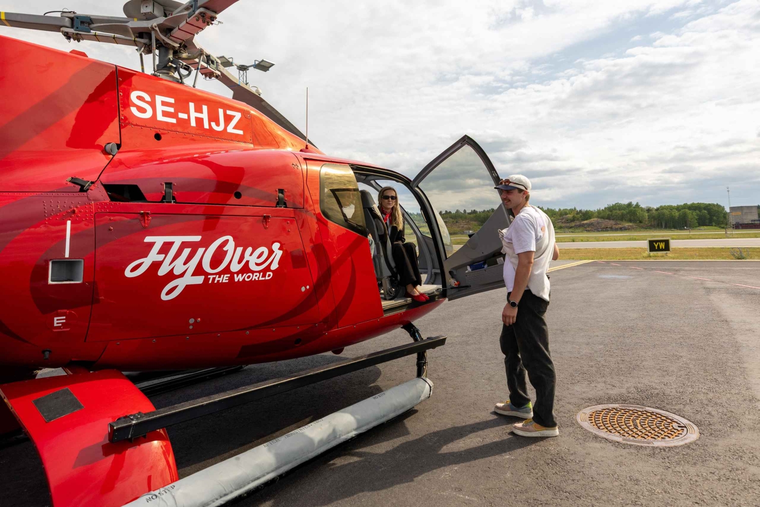 30-minutowy prywatny lot helikopterem nad Sztokholmem i Vaxholm