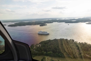 30-minutowy prywatny lot helikopterem nad Sztokholmem i Vaxholm