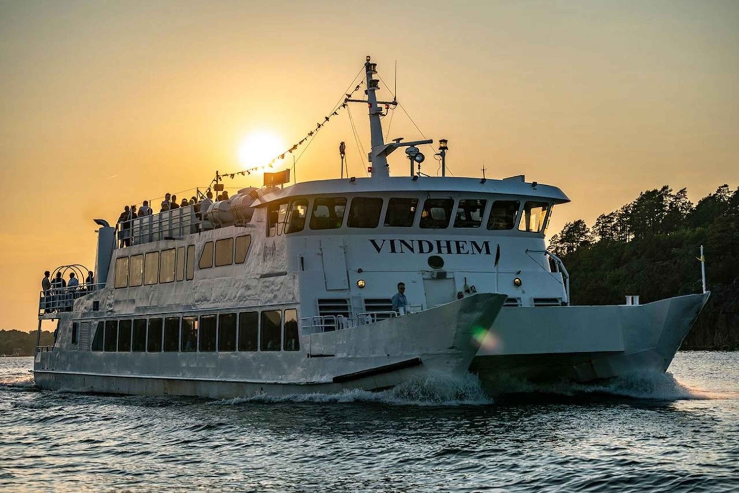 Stockholm: All-you-can-eat garnalen/taco's cruise & livemuziek