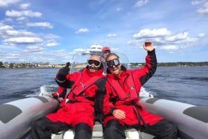 Tour di 1 ora dell'arcipelago di Stoccolma in motoscafo RIB