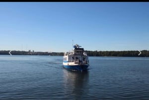 Стокгольм: прогулка на лодке к фреске Эксе Эриксона и пиццерия