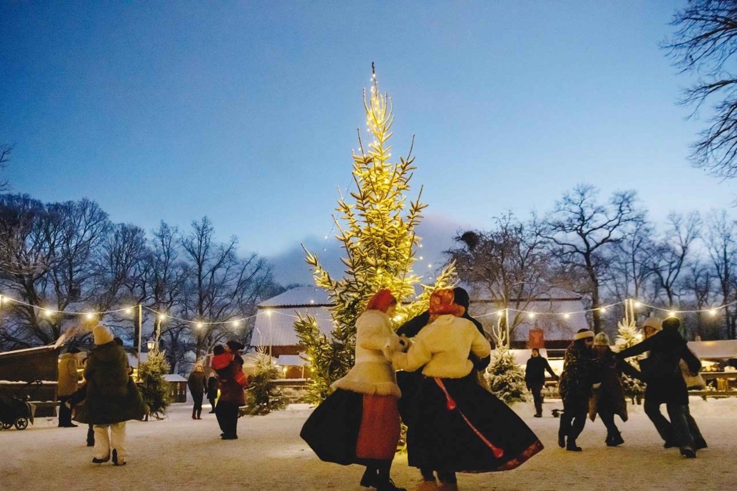Stockholm: Christmas Market at Skansen