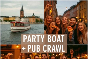 Stockholm: Combined Party Cruise + Pub Crawl