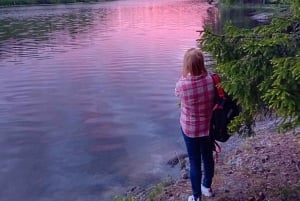 Stockholm: Avond/zonsondergangwandeling in Nationaal Park Tyresta