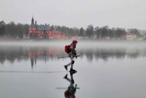 Sztokholm: Rodzinna prywatna wycieczka na łyżwy i lunch