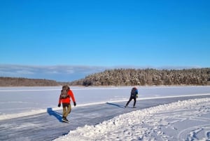 Stockholm: Familjevänlig privat skridskotur och lunch